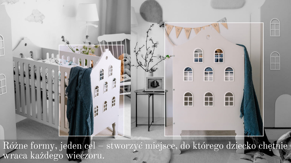 łóżeczko dla niemowlaka kamieniczka